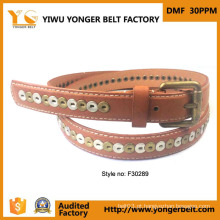 Rhinestone Cruz Studded Cowboy Moda Concho Western Belts para Homens